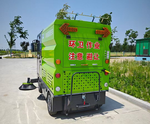 Heavy Duty Road <span class=keywords><strong>Sweeper</strong></span> com alta eficiência Vassoalhadas laterais e tanque de água grande