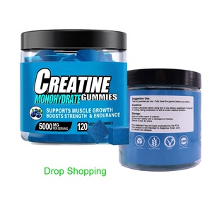 สินค้าดรอปชิปปิ้ง อาหารเสริมก่อนออกกำลังกาย ครีเอทีนโมโนไฮเดรต ครีเอทีนโมโนไฮเดรตแบบกัมมี่เพิ่มพลังงาน สำหรับการเจริญเติบโตของกล้ามเนื้อ - Product Image 1