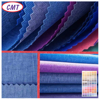 Tissu Oxford en polyester 600D imperméable à l'eau, à double couleur, teinture cationique, danse du dragon, avec revêtement en PU pour sac à dos