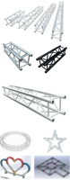 Estructura de Exhibición Portátil de Doble Capa de Aluminio y Acero F34, Soporte de Publicidad con Tubo Principal de Esquina de 90 Grados de 50*3 mm