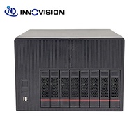 Vente directe usine : Boîtier NAS 8 baies sans outils pour disques durs, compatible carte mère M-ATX, pour stockage de données cloud