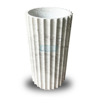 Lavabo en marbre blanc italien de luxe, vasque autoportante pour salle de bain, lavabo sur piédestal en marbre, lavabo pour salle de bain