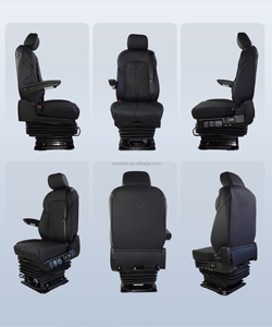 Asientos VIP Ajustables de Cuero de Lujo YSR 714-1P para Autocaravanas, Furgonetas y Autobuses, Asiento Cama Plegable Impermeable - Product Image 4