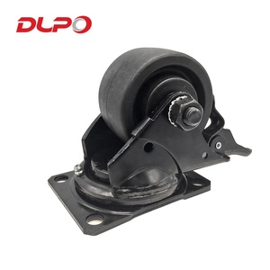 Thiết Bị Cơ Khí Trọng Lực Dlpo 75Mm 800Kg Thiết Bị Cơ Khí Bánh Xe PA Caster Hạng Nặng Với Phanh Đôi Kim Loại - Product Image 5