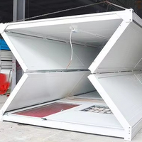 Maison préfabriquée pliable X Z durable à faible coût de transport, prix de gros, haute qualité