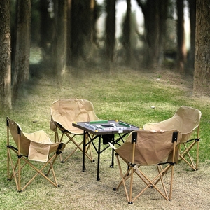 <span class=keywords><strong>Table</strong></span> <span class=keywords><strong>de</strong></span> Mahjong Pliante Portable Moderne pour Casino, Jeux d'Aargent et <span class=keywords><strong>Poker</strong></span>, <span class=keywords><strong>Table</strong></span> <span class=keywords><strong>de</strong></span> Voyage pour 4 Joueurs, Intérieur/Extérieur, Camping, Matériel en Mélamine - Product Image 3