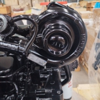 Moteur diesel d'assemblage de machine DCEC 5,9 L neuf, niveleuse GR135 6BT5.9-C130, démarrage électrique, moteur et pompe