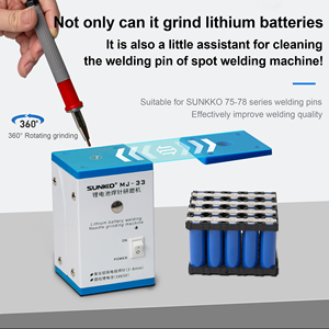 Máquina de rectificado de agujas para soldadura con batería de litio MJ-33, compatible con baterías 18650, universal aplicable de 3-8 mm - Product Image 5