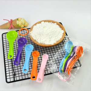 5pcs <span class=keywords><strong>Set</strong></span> Da Cucina di Cottura di Cottura Solido Liquido Condimento Strumenti di Misura di Misura Cucchiaio con Scala - Product Image 5