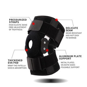 Attelle de genou médicale personnalisée avec stabilisateur de rotule, soutien en néoprène et coussinets en gel pour la protection - Product Image 5