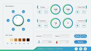 Depilación Láser de Diodo de 3 Longitudes de Onda (755, 808, 1064nm) para Depilación Permanente y Rejuvenecimiento de la Piel - Product Image 5