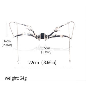 2023 ultima maschera facciale modellante in stile meccanico occidentale per la danza di Halloween Paty - Product Image 3