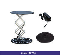 Comptoir de promotion pliable de haute qualité pour salon professionnel, cadre en alliage d'aluminium, table d'exposition pop-up
