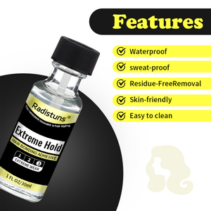 Oem Dầu Cực Giữ Tóc Liên Kết Dính Mặc 4 + Tuần Ren Tóc Giả Keo Không Thấm Nước Hệ Thống Tóc Dính Siêu Giữ - Product Image 5