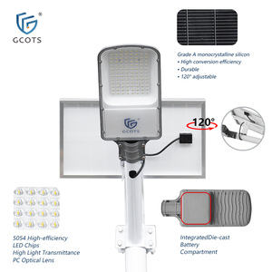 LED <b>Solar</b> Street Lights Manufacturer Remote Control IP65 Waterproof Battery <b>Powered</b> for Garden Farm Park Estates <b>Solar</b> - Product Image 2