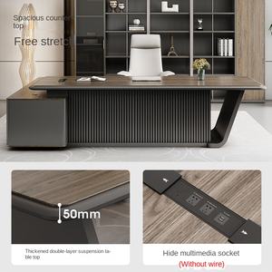 مكتب تنفيذي للأثاث التجاري، مكتب مكتبي حديث، مكتب مكتبي على شكل حرف L، مكتب مكتبي معياري، مكتب تنفيذي فاخر - Product Image 2