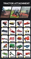 Nouvelles Machines agricoles 90hp tracteur agricole équipement à vendre liste de prix
