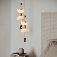 Lampe murale LED en marbre naturel espagnol, moderne, à intensité variable, télécommandée, pour la maison et le bureau, éclairage en pierre d'albâtre, garantie de 3 ans