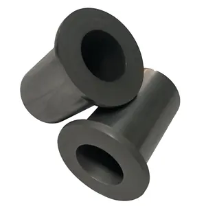 Molde de grafite de carbono, melhor qualidade, produtos para indústrias, preto, resistência à alta temperatura, molde redondo de grafite
