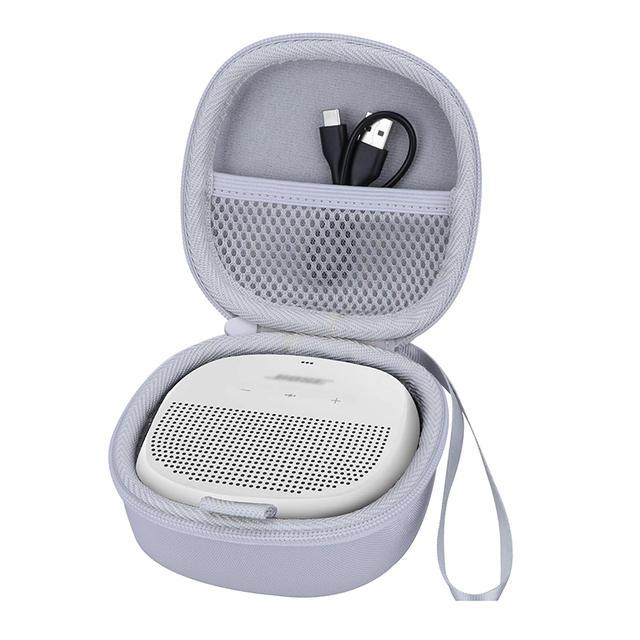 Customized EVA Speaker Case with Custom Logo for Bose Bluetooth Speaker Waterproof Hard Shell Travel Bag Zipper Mesh Nylon