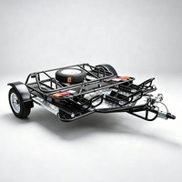 Remorque de transport pliable pour moto et VTT