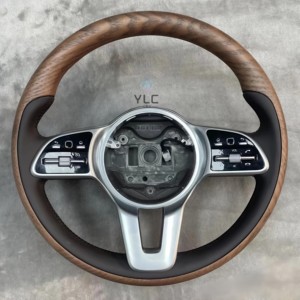 Volante de Fibra de Carbono YLA de Alta Calidad para <span class=keywords><strong>Benz</strong></span> A, C, <span class=keywords><strong>E</strong></span>, GLA, GLC, GLE, GLS, GLK, Diseño Libélula, Gran Venta - Product Image 2