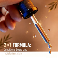 Huile à barbe personnalisée en gros OEM, Huile à barbe à marque privée, Conditionneur naturel pour barbe pour hommes