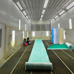 Tipo de cabina de pintura en aerosol Filtro de aire Rollo Filtro de suelo Filtro de parada de pintura media - Product Image 1