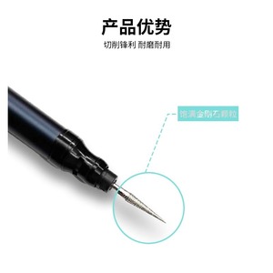 Tianzhuo Hardware Diamond Grinding Needle 2.35 3mm Round For Jewelry Polishing DIY Rotary Tool Accessory - Product Image 3