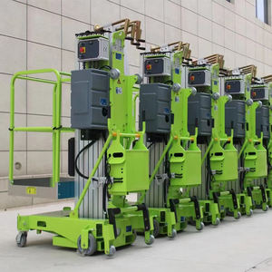 Aluminium elektrik Aloi teleskopik pria, angkat <span class=keywords><strong>platform</strong></span> pekerjaan udara vertikal 6 meter - Product Image 6