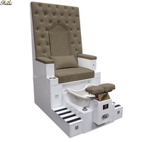 Idées de station de pédicure de style banc pour salon de beauté SPA avec doublure jetable