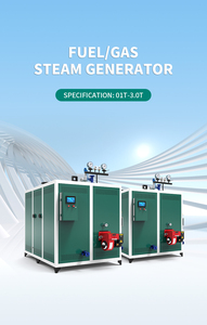 Générateur industriel vertical de 2 tonnes, alimenté au mazout et au gaz, certifié CE ISO9001 - Product Image 4
