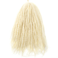 24 pouces #613 Springy Afro Crochet Marley Cheveux Twist Kinky Curly Synthétique Marley Tresse Extension de Cheveux pour Faux Locs