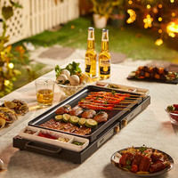 Cuisinière à induction pliante 3/ 2 en 1 Four électrique multifonctionnel pour la maison Cuisinière à induction à double tête Cuisinière de cuisson et de cuisson à la vapeur