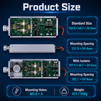 Module amplificateur RF GaN 900//1.4/5.2/5.8GHz OEM/ODM d'usine 100W 5100-5300MHz 5.2g anti-UAV pour la sécurité