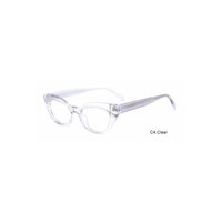 Montures de lunettes optiques en acétate œil-de-chat pour femmes, montures de vue tendance, OEM ODM, logo personnalisé