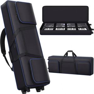 Échantillon gratuit Housse de protection personnalisée imperméable pour clavier musical Étui de transport pour clavier numérique Sac pour clavier 61 touches - Product Image 1