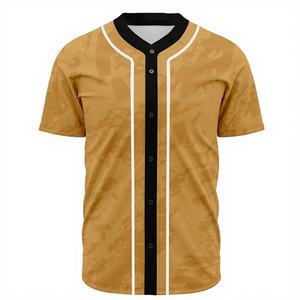 Camisetas de Béisbol Personalizadas Sublimadas con Dos Botones para Adultos, Transpirables y que Absorben la Humedad - Product Image 1