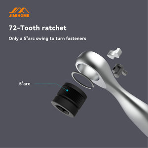Jimihome gnt41 đa mục đích tuốc nơ vít Bộ Ratchet cờ lê ổ cắm xe đạp sửa chữa công cụ bảo trì - Product Image 3