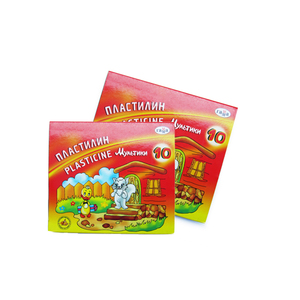 Bán Buôn 10-Màu Sắc Thân Thiện Với Môi Mềm Playdough Không Độc Hại DIY Kit Với Mini Cao Su Cho Trẻ Em Mới Bắt Đầu Điêu Khắc Fluffy Slime Đồ Chơi - Product Image 3