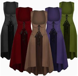 Nouvelle cape <span class=keywords><strong>médiévale</strong></span> viking pour femme, costume de cosplay, <span class=keywords><strong>robe</strong></span> ouverte sans manches, cape de <span class=keywords><strong>guerrière</strong></span> celtique, robes de fête d'Halloween pour femme - Product Image 1