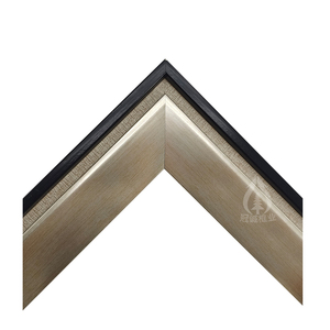 관청 184 모던 심플 골든 그루브 우드 그레인 사진 액자 폴리스티렌 PVC 프레임 몰딩 PS 사진 액자 - Product Image 5