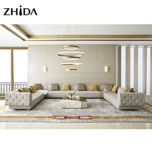 Cina Nuovo Design di Alta Qualità del Tessuto Moderno Bella Casa Casa Villa Soggiorno Divani Set Divano - Product Image 2