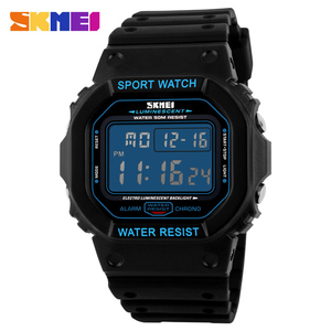 นาฬิกาข้อมือดิจิตอล Skmei รุ่น 1134 สำหรับผู้ชาย สีดำ สายยาง ไฟ LED แสดงผลด้านหลัง กันน้ำ พร้อมฟังก์ชั่นนาฬิกาปลุกและจับเวลา - Product Image 4