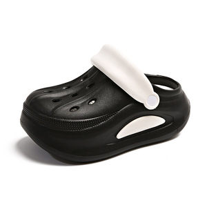 Thick Sole <b>Clogs</b> Women Summer Closed Toe Slip On <b>Plastic</b> Breathable EVA Outsole Fashion Casual Shoes - Product Image 5