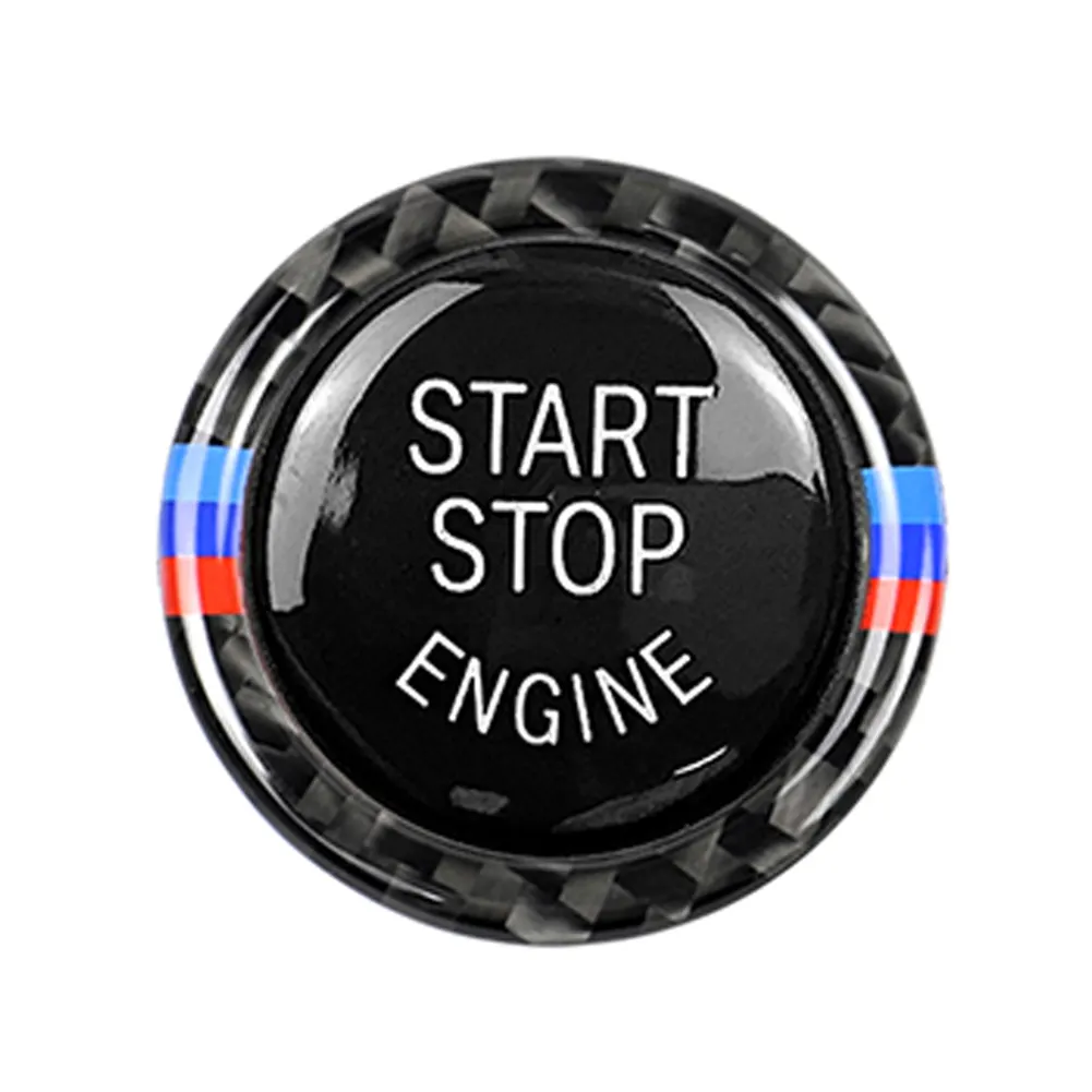 Motor Start Stop Knop Vervangen Cover Trim Sticker Voor Bmw E90 E92 E93 320i Sticker Cover Trim Auto Interieur Styling Accessoires