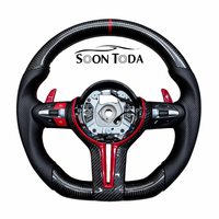 Volant en fibre de carbone personnalisé adapté aux modèles BMW F30 F31 F34 F35 F80 F82 M3 F10 X15 M5 E90 Sport M Série 3 Série 5