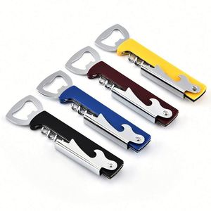 Abridor de Botellas de Vino y Cerveza de Aleación con Sacacorchos y Cortador de Papel de Aluminio, Ideal para Viajes, Festivales, Cocina, Bar, Restaurante, Fiestas y Regalos - Product Image 1