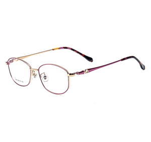 Montature per Occhiali da Vista Quadrate Piccole Personalizzate per Donna in Lega Metallica - Product Image 4