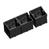 Boîtier de base en plastique pour interrupteurs intelligents SEXANKA, norme européenne pour interrupteurs muraux, modèle S_80